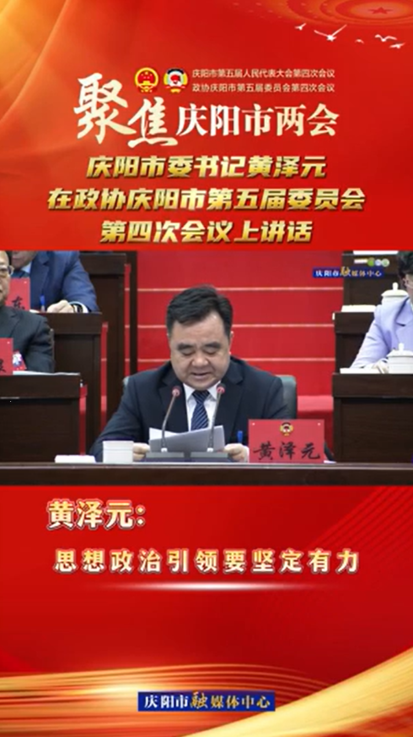 兩會V視(19) | 黃澤元：思想政治引領要堅定有力